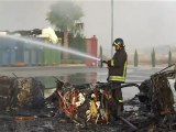 Sicilia TV (Favara) Incendio ditta SEAP ad Agrigento. Indagano i Carabinieri