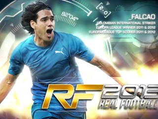 Real Football 2013 - iPhone/iPad/Android - Falcao Speed Drawing