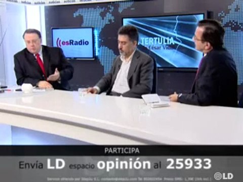 La tertulia de César Vidal- Manifestaciones a favor de Garzón - 26/04/10