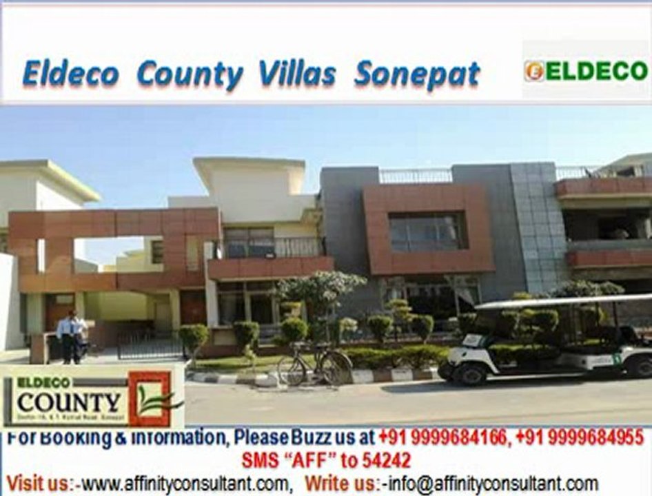 Eldeco County Villas sector 19 Sonepat @ 09999684166