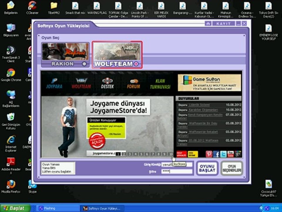 Axproteck hatası