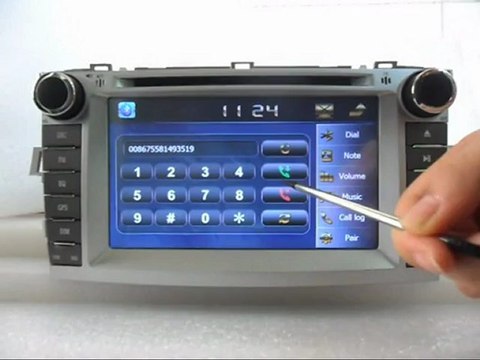 toyota verso dvd player GPS Navigation TV Bluetooth Touch screen