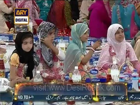 Faizan-e-Ramzan - Iftar Transmission - part 8 - 17th August 2012 - 28th Ramzan
