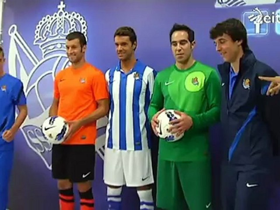 Nueva equipación de la Real Sociedad