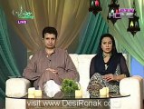 Pakistan Ramzan - ( Iftar Transmission) - part 7 - 17th August 2012 - 28th Ramzan