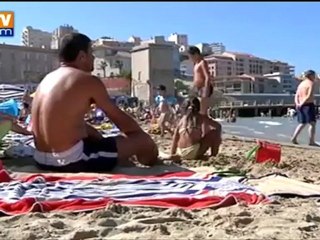 Marseille : sur la plage on respecte les consignes en cas de chaleur