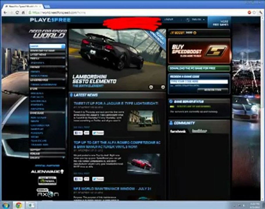 Need for Speed : World Speed Boost - Codes/Hack 2012 [100%Working+Mediafire]