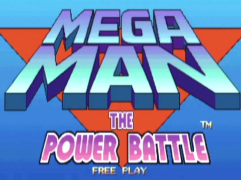 CGRundertow MEGA MAN: THE POWER BATTLE for Arcade Video Game Review