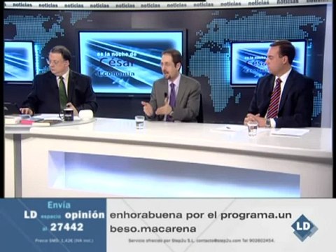Tertulia económica con Alberto Castillo y Manuel Llamas - 25/02/11