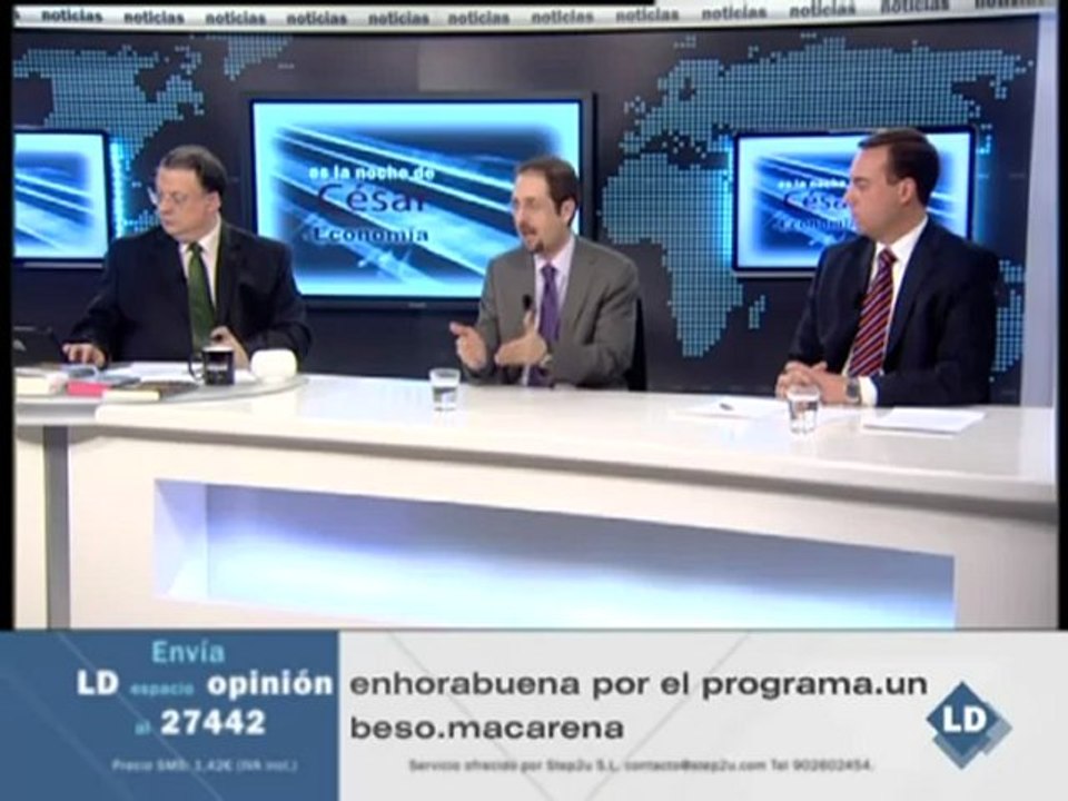 Tertulia económica con Alberto Castillo y Manuel Llamas - 25/02/11