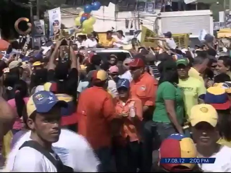 Así fue el recorrido de Capriles Radonski en Carabobo