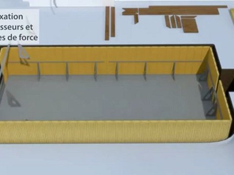 CARON Piscines : piscine hors-sol en béton ZENDO