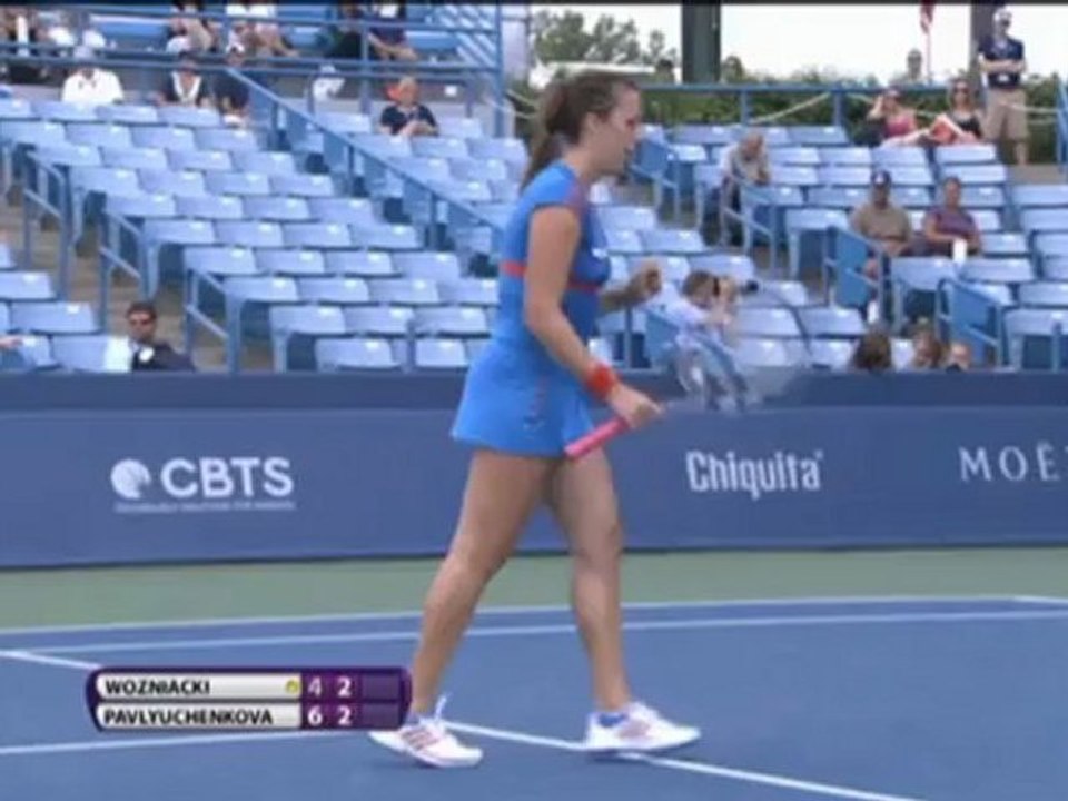 Cincinnati: Wozniacki enttäuscht gegen Pawlyuchenkowa