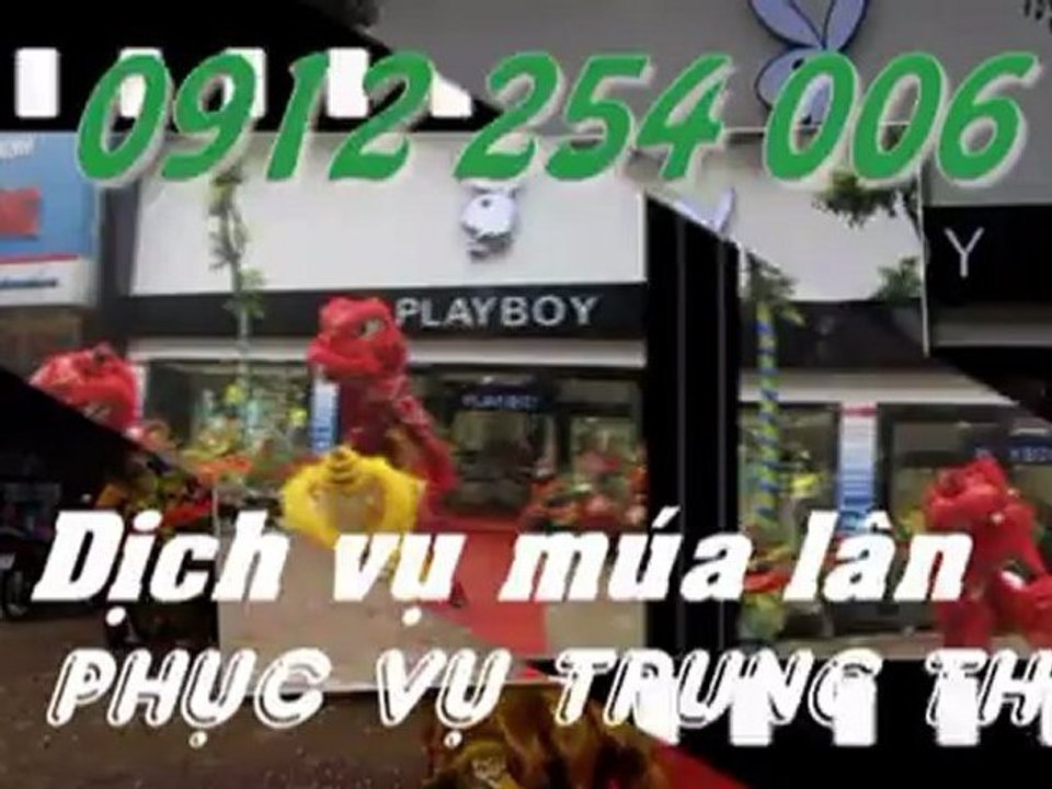 Dịch vụ múa lân phục vụ trung thu LH 0912254006