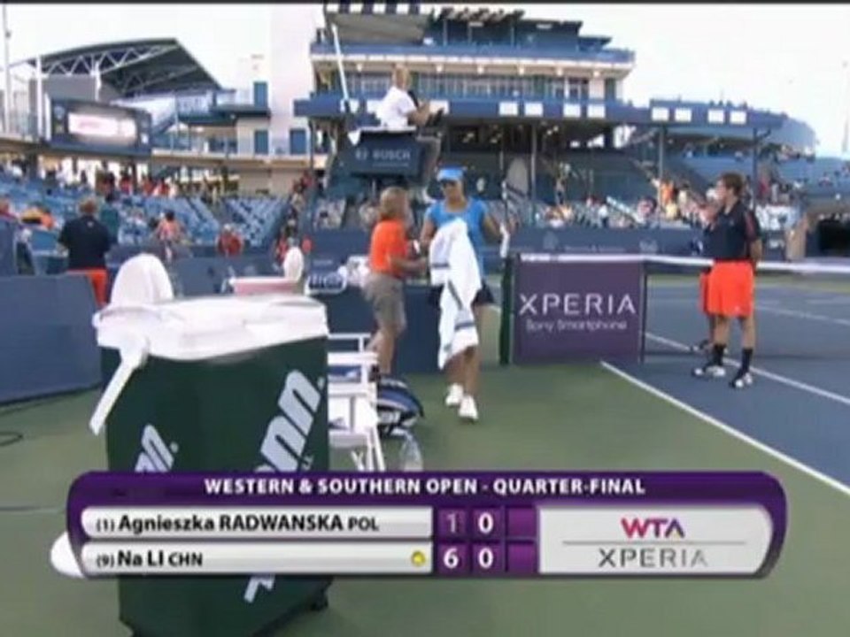 Cincinnati: Radwanska kassiert nächste Abreibung von Li Na