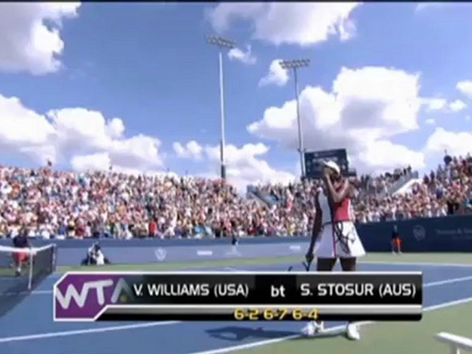 Cincinnati: Venus gewinnt Viertelfinal-Krimi gegen Stosur