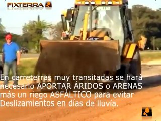 FIXTERRA pasos para el COMPACTADO-ESTABILIZADO de SUELO y terrenos