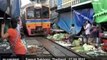 Thailand railway track market - no comment