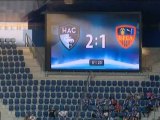 Football : match HAC / Gazelec Ajaccio