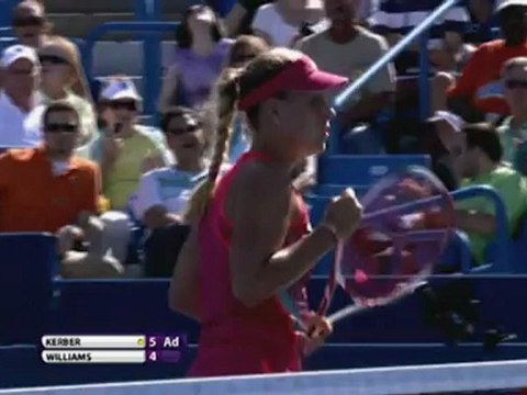 Serena Williams irriconoscibile, avanza la Kerber - Cincinnati