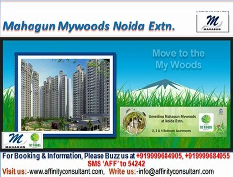 Mahagun MyWoods apartments-flats Noida Extension @ 9999684905