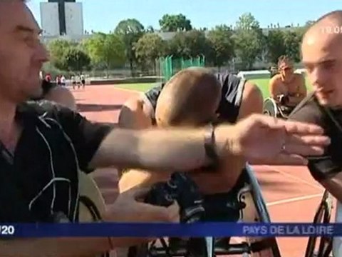 JO 2012 : l'équipe de France d'athlétisme en stage à la Roche sur Yon