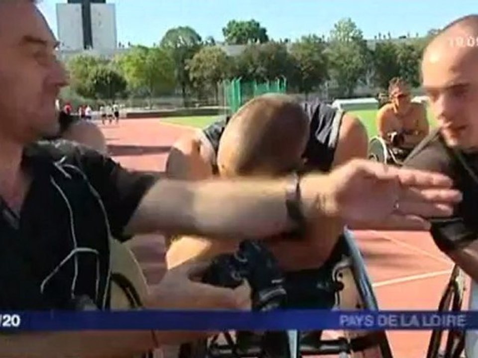 JO 2012 : l'équipe de France d'athlétisme en stage à la Roche sur Yon