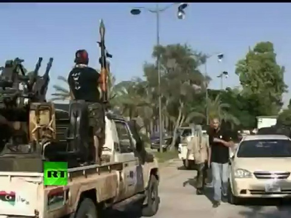 Inside Gaddafi compound: Video of Libya rebels in Bab al-Aziziya