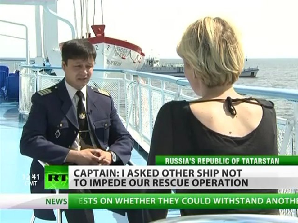 Floating debris, oil slick made victims hard to grab: Rescue ship captain to RT