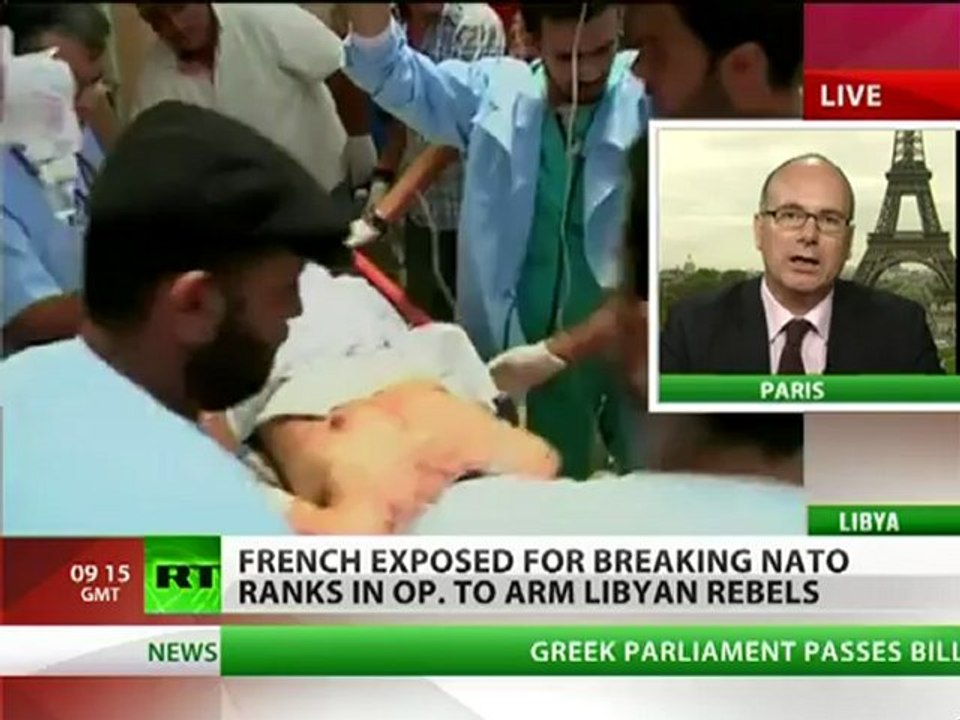 France exposed for breaking NATO ranks arming Libya rebels