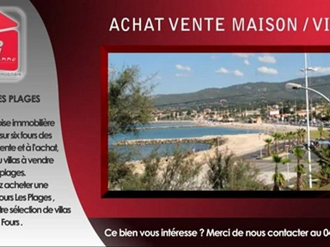 maison six fours achat villa six fours a vendre six fours les plages VAR
