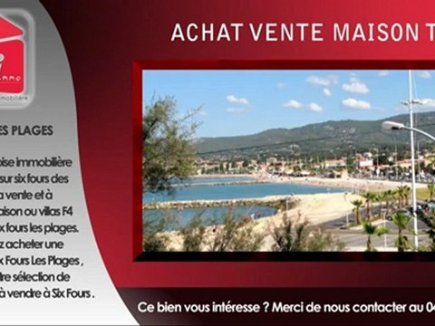 Achat maison T4 Six Fours les Plages vente villas F4 Six Fours 4 pièces à vendre à Six Fours VAR