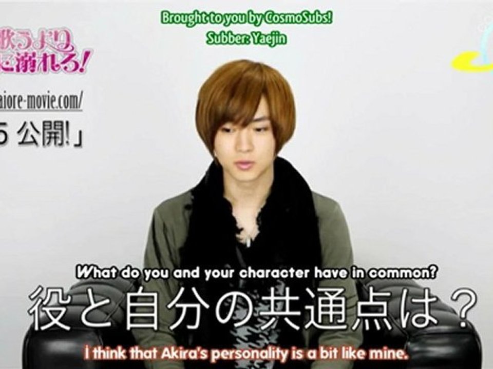 (CosmoSubs) [120817] Ai Ore 9th Interview - Karam & Ohno