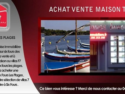 Achat maison T7 Six Fours les Plages vente villas F7 Six Fours 7 pièces à vendre à Six Fours VAR