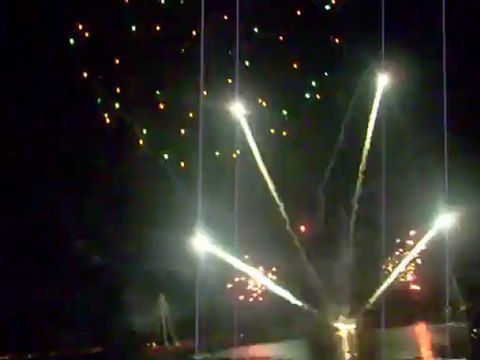 Berre l'Etang : feu d'artifice du 15 août 2012