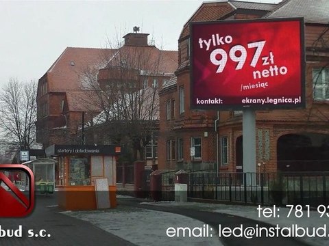 Telebim Legnica - Al. Piłsudskiego - tel 781 930 840