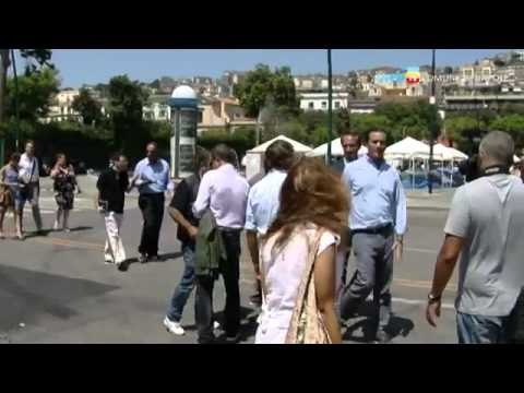 Napoli - Coppa Davis. l'Arena è sul mare (08.08.12)