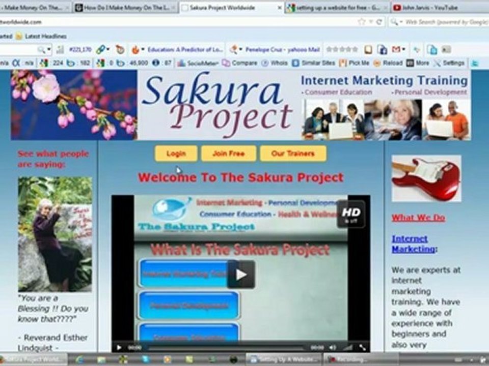 Setting Up A Website For Free