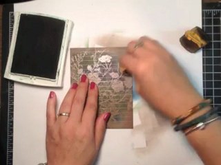 Stampin' Up! Natural Composition Designer Paper Technique Tutorial