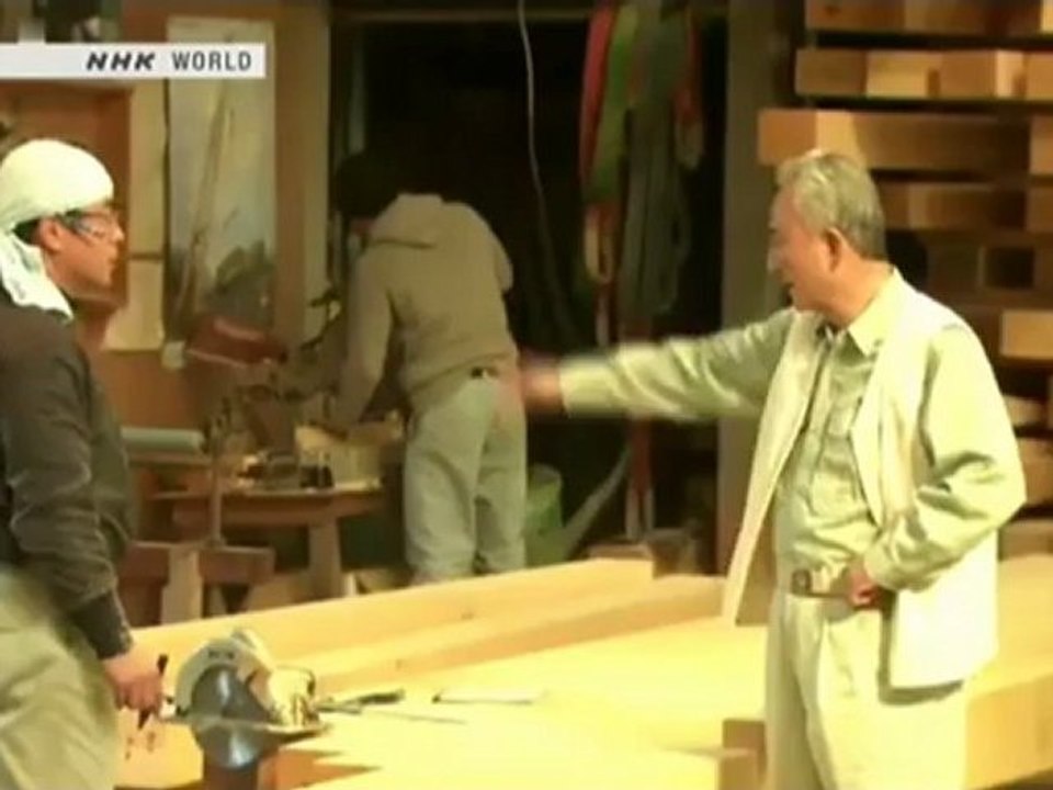 Traditional temple carpenter