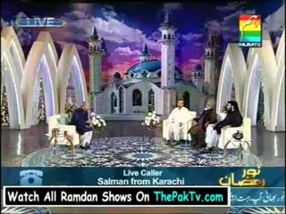 Noor e Ramzan Hum Ke Saath By Hum TV - 19th Aug 2012 (Seher) Part 2