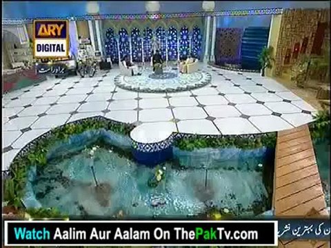 Aalim Aur Aalam With Tasleem Sabri In Ary Digital 19th Aug 2012