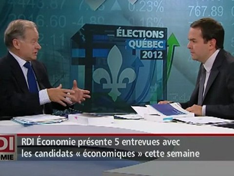 RDI Économie - Entrevue Raymond Bachand