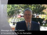 Gilles Catoire souhaite une bonne fête de l'Aid aux musulmans