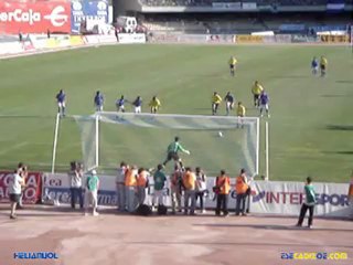 Gol de Abraham Paz. Xerez CD 0-2 Cádiz CF. Temporada 2004/2005