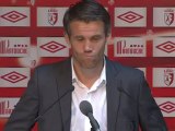 Conférence de presse LOSC Lille - AS Nancy Lorraine : Rudi GARCIA (LOSC) - Jean  FERNANDEZ (ASNL) - saison 2012/2013