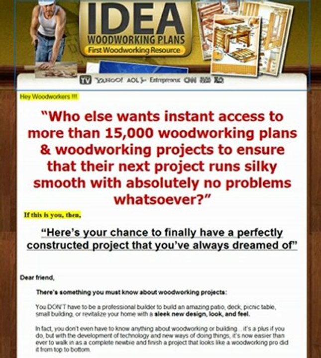 Ideas for Woodworking Projects!