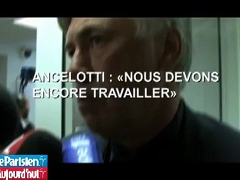 Ancelotti : «Nous devons continuer à travailler»
