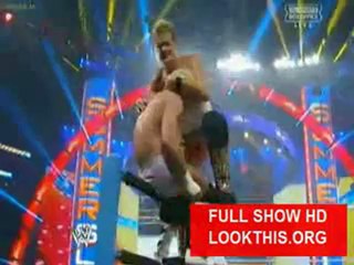 Jericho top rope hurricarana on Ziggler