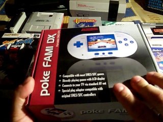 Kinikuman77 vous presente la Super Nintendo Portable la Poke Fami DX vidéo Part 1